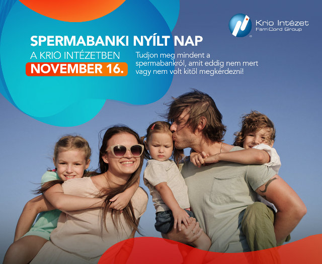 Spermabank Nyílt Nap a KRIO Intézetben!